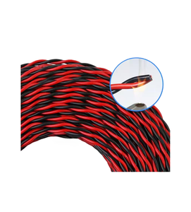 Fabrika Rvs Kablo Teli Yangın Geçirmez Çift Renkli Bükümlü Kablo <span class=keywords><strong>2</strong></span> Çekirdekli Bükümlü Çiftli Tel Kablo Bükümlü Çift Elektrik Teli Bağlantı İçin - Product Image 4
