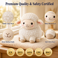 Peluche ours bouclé doux et mignon, jouet en peluche personnalisé pour la Saint-Valentin, jouet animal en peluche, compagnon pou