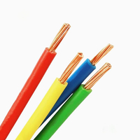 Cable Eléctrico de Cobre BV/BVR de 1.5/2.5mm2, Cable de PVC Resistente al Fuego para Uso Residencial