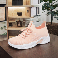 Chaussures de sport décontractées pour femmes de haute qualité, confortables, tendance, respirantes, en tissu tissé, antidérapantes, pour la marche