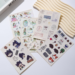 Adesivi Personalizzati con Logo Privato, Fogli A4 A5 A6 con Etichette in Vinile Impermeabili, Adesivi Cartoon con Taglio Kiss-Cut - Product Image 2