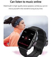 Reloj Inteligente Cuadrado H13 IP67 Resistente al Agua, Monitor de Sueño, Frecuencia Cardíaca, Llamadas Bluetooth, Monitor de Actividad Física, Aplicación Hiwear Plus, Pantalla HD de 1.83 Pulgadas