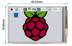หน้าจอสัมผัส TFT LCD SPI ขนาด 3.5 นิ้ว 480x320 สำหรับ Raspberry Pi - Product Image 2