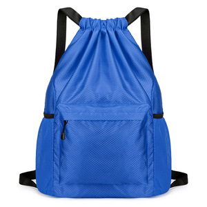 Drawstring Backpack Unisex Fitness <strong>Basketball</strong> Logo Printed Large Capacity Water Resistant Portable Storage Gym Backpack - Product Image 6