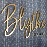 Enseigne en métal doré rétroéclairée en 3D avec logo d'entreprise, enseigne de lettres de canal éclairées par DEL, enseigne Led personnalisée pour les affaires à l'intérieur
