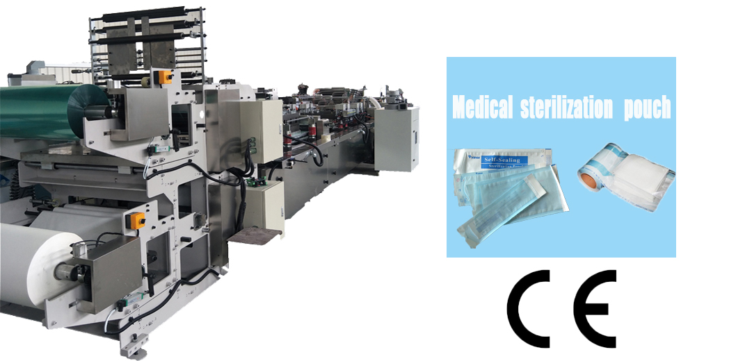 Disposable Medical Paper Pouch Bag Making Machine Autoclave Self Sealing