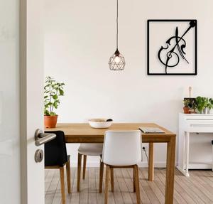 Musica violino Wall Sign Modern Housewarming Gift arazzi soggiorno Decor For Kids Metal Wall <span class=keywords><strong>Art</strong></span> - Product Image 4