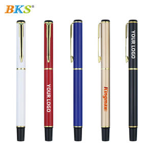 Langlebige BKS Kunststoff Werbe geschenk UV-Druck Logo Werbung benutzer definierte Gel Stift mit Geschenk box - Product Image 6