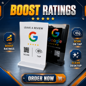Base Acrílica con Código QR para Reseñas de <span class=keywords><strong>Google</strong></span> NFC, Letrero de Mesa con Función Toca para Resentar para Restaurantes, Hoteles y <span class=keywords><strong>Negocios</strong></span> - Product Image 3