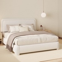 Luxuriöses, umwandelbares Samtbettgestell mit verstellbarem Boxspring, hochdichter Polsterplatte und zwei Massagemotoren