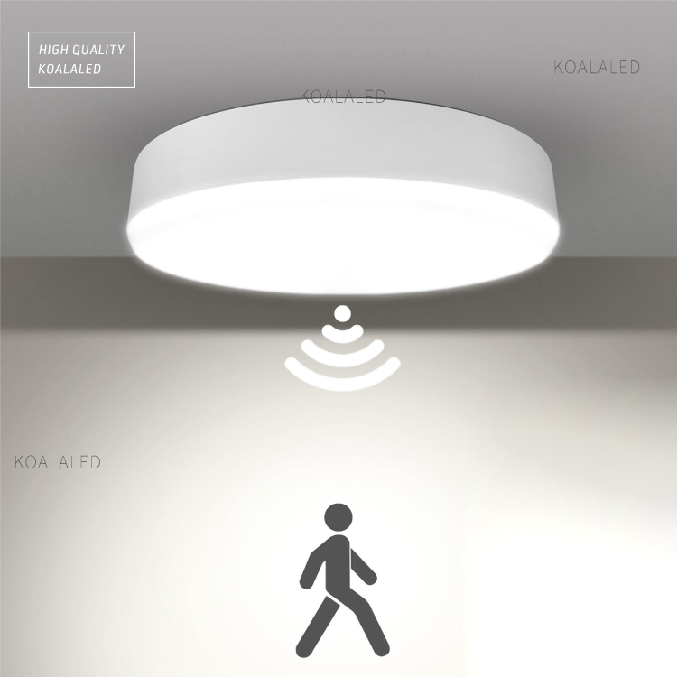 Цена по прейскуранту завода-изготовителя Простая установка датчик движения цвет: белый, черный, 9 Вт, 12 Вт, 15 Вт, 18 Вт, 24 Вт умный дом для спальни, кухни, сплошные гостиная Светодиодная потолочная лампа