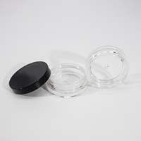 Vente en gros de pots miniatures ronds transparents de 10 g, pots en plastique pour échantillons, pots pour gel pour les yeux, gel pour les sourcils, pots pour blush, pots pour correcteur, pots pour crème