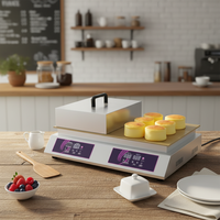 Machine à crêpes automatique fiable au gaz et à l'électricité avec thermostat réglable, compatible 220V pour une utilisation en cuisine