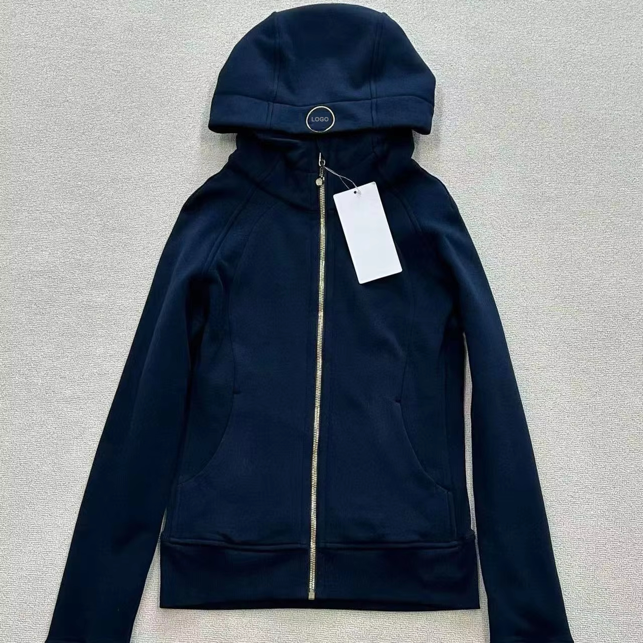 Ladies Sports Top Designer Slim Yoga Running Jacket Set Fall/winter Warm Zip-up Cardigan Sweater
