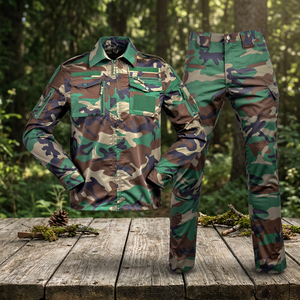 Conjunto Táctico de Camuflaje Fronter F728-11, Uniforme de Algodón Ecológico, Impreso, Transpirable y Antiestático para Caza - Product Image 1