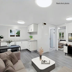 Maison préfabriquée en acier léger de type bungalow, conteneur, kit de maison préfabriquée, maison mobile, 2 chambres, pour usage hôtelier et résidentiel, 20FT40FT - Product Image 4