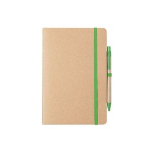 Eco-Friendly A5 Size Recycled Cardboard Notebook with Customized Logo <b>Cheap</b> Reusable Promotional Pen Office & School <b>Gift</b> - Product Image 4