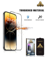Protecteur d'écran en verre trempé HD Film antistatique pour téléphone portable à grand arc