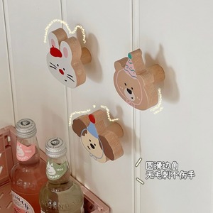 Self Adhesive Cartoon <b>Hooks</b> For Kitchen Dish And Bowl Storage 3-5kg Load Capacity <b>Wall</b> Mounted Single <b>Hook</b> Polygon Shape - Product Image 2