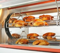 Asadores de Pollo a Gas Comerciales, Parrilla para Barbacoa, Precio de Fábrica al por Mayor