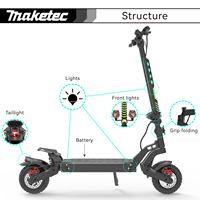 Scooter électrique pour adultes à deux roues, nouvelle conception, pliable et portable