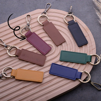 YY nouveau PU cuir Vintage voiture clé pendentif personnel porte-clés Anti-perte clé pendentif polyvalent porte-clés en cuir cadeau porte-clés