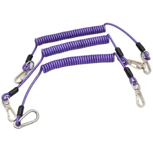 Stylish steel lanyard coil In Varied Lengths And Prints 