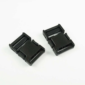 Hebillas de plástico de liberación lateral de 25 mm, negras, duraderas, para bolsos y equipaje - Product Image 1