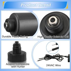 Válvula solenoide Mysora 24VAC de 0.5 pulgadas con conexión de rosca, paquete de 2 para riego Hunter PGV ICV - Product Image 5