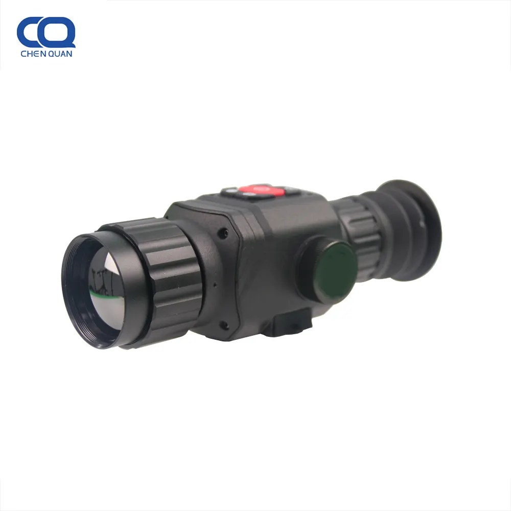 1km detection 384x288 35mm waterproof thermal night vision scope for hunting