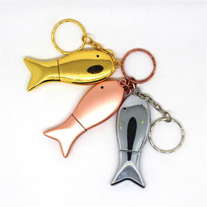 Metalen Vis <span class=keywords><strong>Usb</strong></span> Flash <span class=keywords><strong>Drive</strong></span> 2.0 4Gb 2Gb 14Gb Karper Pen <span class=keywords><strong>Drive</strong></span> 3.0 8Gb 16Gb 32Gb 64Gb <span class=keywords><strong>Usb</strong></span> Geheugenstick Goud Zilver Gratis Laser Logo - Product Image 3