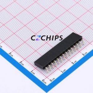 XDM254-1-14-W-8.5-G0 Pin Socket Bent Lead Through Hole,P=2.54mm Connector 1x14P 2.54mm Square Hole Right Angle Insert - Product Image 2