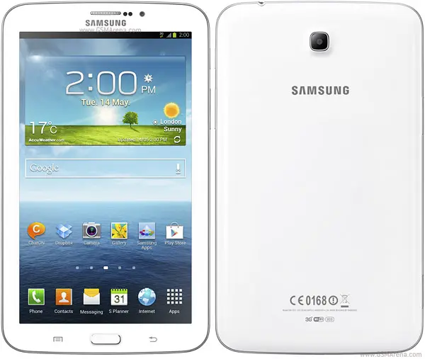 Samsung Galaxy Tab3 2. 1 Wi Fi + 3G (Sprint) 7in-blanco DESBLOQUEADO