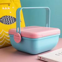 Boîte à bento carrée écologique très vendue avec couvercle anti-fuite, capacité 1-3L, design moderne pour usage domestique