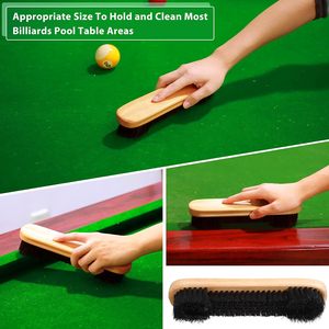 Brosse professionnelle <span class=keywords><strong>de</strong></span> 9 pouces en bois massif pour <span class=keywords><strong>billard</strong></span>, avec poils en nylon durables, outil <span class=keywords><strong>de</strong></span> nettoyage <span class=keywords><strong>de</strong></span> tissu <span class=keywords><strong>de</strong></span> <span class=keywords><strong>billard</strong></span> pour l'entretien des clubs - Product Image 2