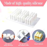 Moule à gâteau en silicone écologique 6x6cm pour décorations de Noël
