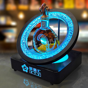 Biểu Tượng Tùy Chỉnh LED Ánh Sáng Phát Sáng Chiếu Sáng Vip Hiển Thị Đứng Giá Trình Thuyết Trình Tàu Sân Bay Plinth Whiskey Chai Glorifier Cho Bia Rượu Vang - Product Image 6