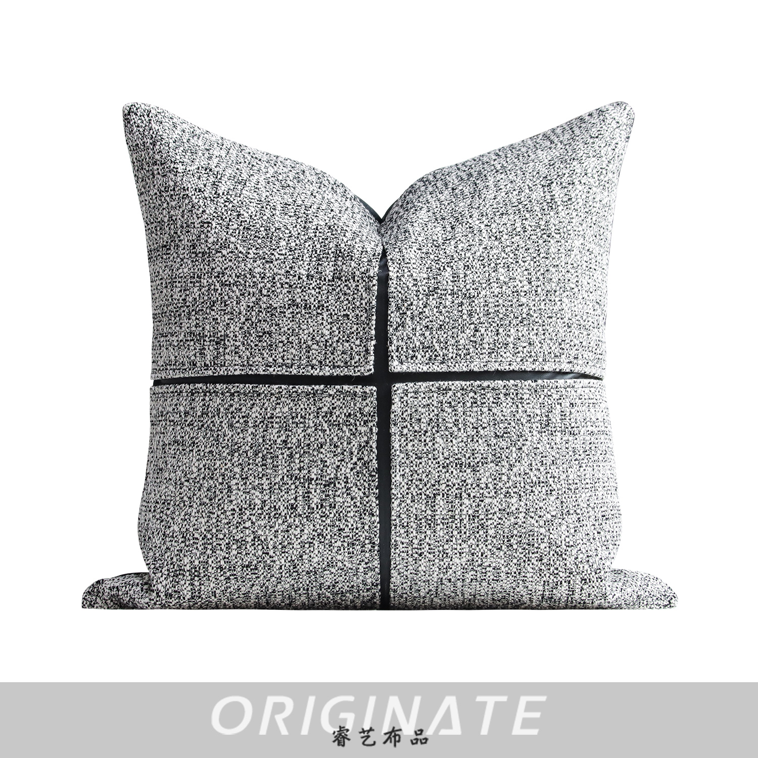 Gris (Insert de coussin non inclus)