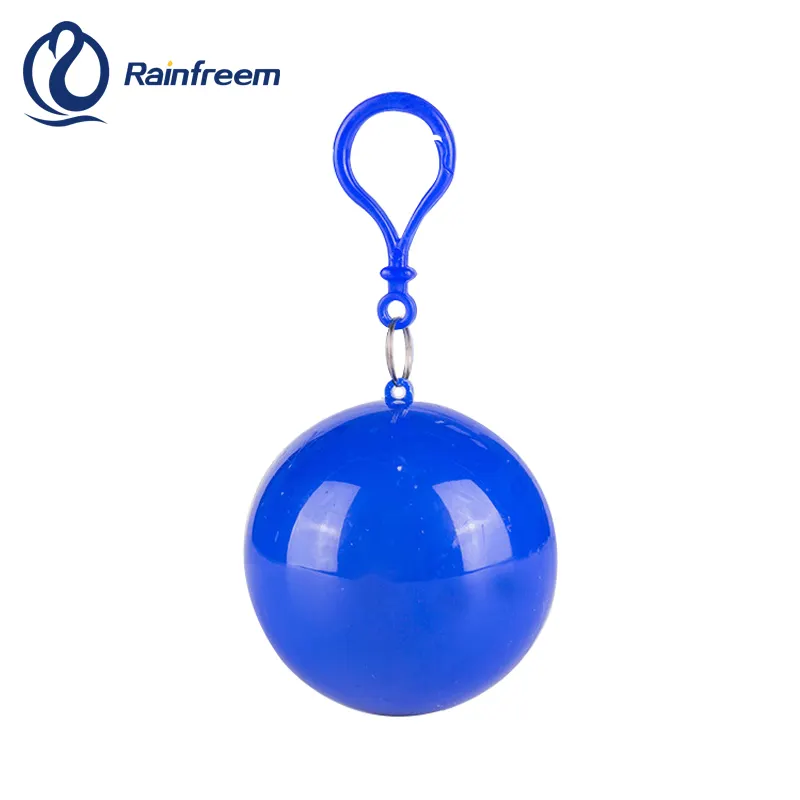 Rainfreem ball impermeável descartável Rain Poncho impermeável