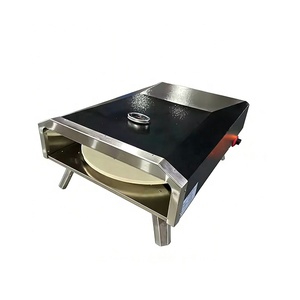 Precio al por mayor Horno de gas de una sola cubierta Tostadoras de acero inoxidable Hornos de pizza para restaurantes - Product Image 2