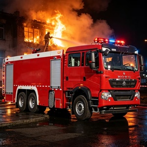Camion-citerne de pompiers SINOTRUK HOWO 6X4 avec pompe à incendie pour intervention d'urgence - Product Image 1