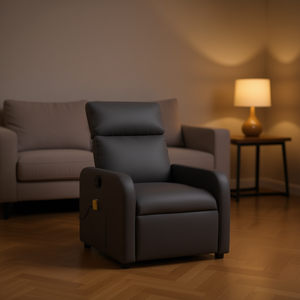 Sillón Reclinable de Masaje Gris Oscuro, Recargable por USB, para Uso Doméstico, Masaje de Cuerpo Completo - Product Image 2