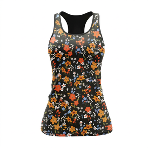 เสื้อกล้ามโยคะผู้หญิงทรง Racerback ผ้าฝ้าย 100% ระบายอากาศ แห้งเร็ว เหมาะสำหรับโยคะ การออกกำลังกาย และการฝึกซ้อม - Product Image 1