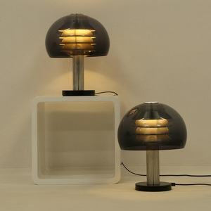 Table Lamp Glass Dome E27 LED 220V Nordic Minimalist Bedside <b>Night</b> <b>Light</b> Ambient Lighting - Product Image 1