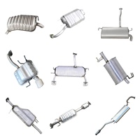Silencieux d'échappement pour Kia Sorento Hyundai IX35 Sportage Tucson Santa Fe Sonata NF Elantra Cerato Tuyaux d'échappement