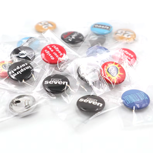 <span class=keywords><strong>Chapas</strong></span> Metálicas de Prensa Regalos Promocionales de Fábrica OEM con Logo Personalizado Impreso Chapa Redonda en Blanco Tipo Pin Insignia de Hojalata Personalizada - Product Image 4
