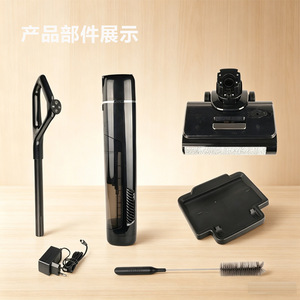 Handheld Cordless Vacuum <b>Cleaner</b> With <b>Mop</b> Function 48 Min Battery Life Black <b>Floor</b> Scrubber For Home Cleaning - Product Image 1