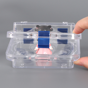 SUNSHING Watch Hand Membrane Box Clear Plastic Shockproof Display Box With PU Film for Dental Jewelry Medal Protection - Product Image 3