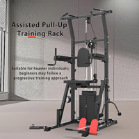 Équipement de musculation multifonctionnel pour la maison, tour de musculation pour entraînement complet de la force, tractions, musculation, exercices pour les jambes et le dos