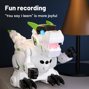 Robot dinosaure SJY-R25, animaux électroniques, mode combat, télécommande, plastique, portée de 30 m, fonctionne sur piles, jouet éducatif RC pour enfants - Product Image 4